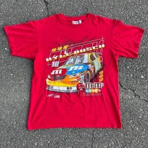 Vintage NASCAR Kyle Busch M&M Size L